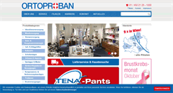 Desktop Screenshot of ortoproban.at